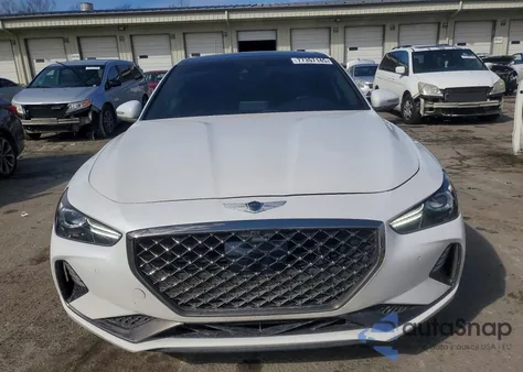 2019 Genesis G70 Prestige z USA, uszkodzony, nr VIN KMTG34LE9KU031071